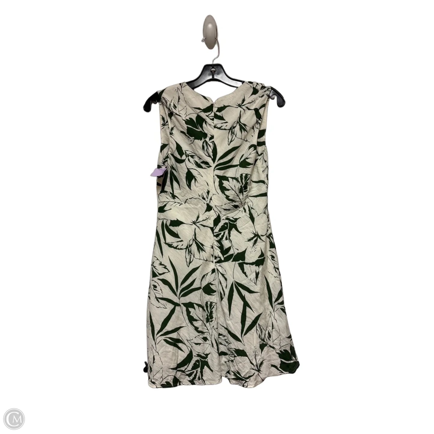 Dress Casual Short By Abercrombie And Fitch In Green & White, Size: S