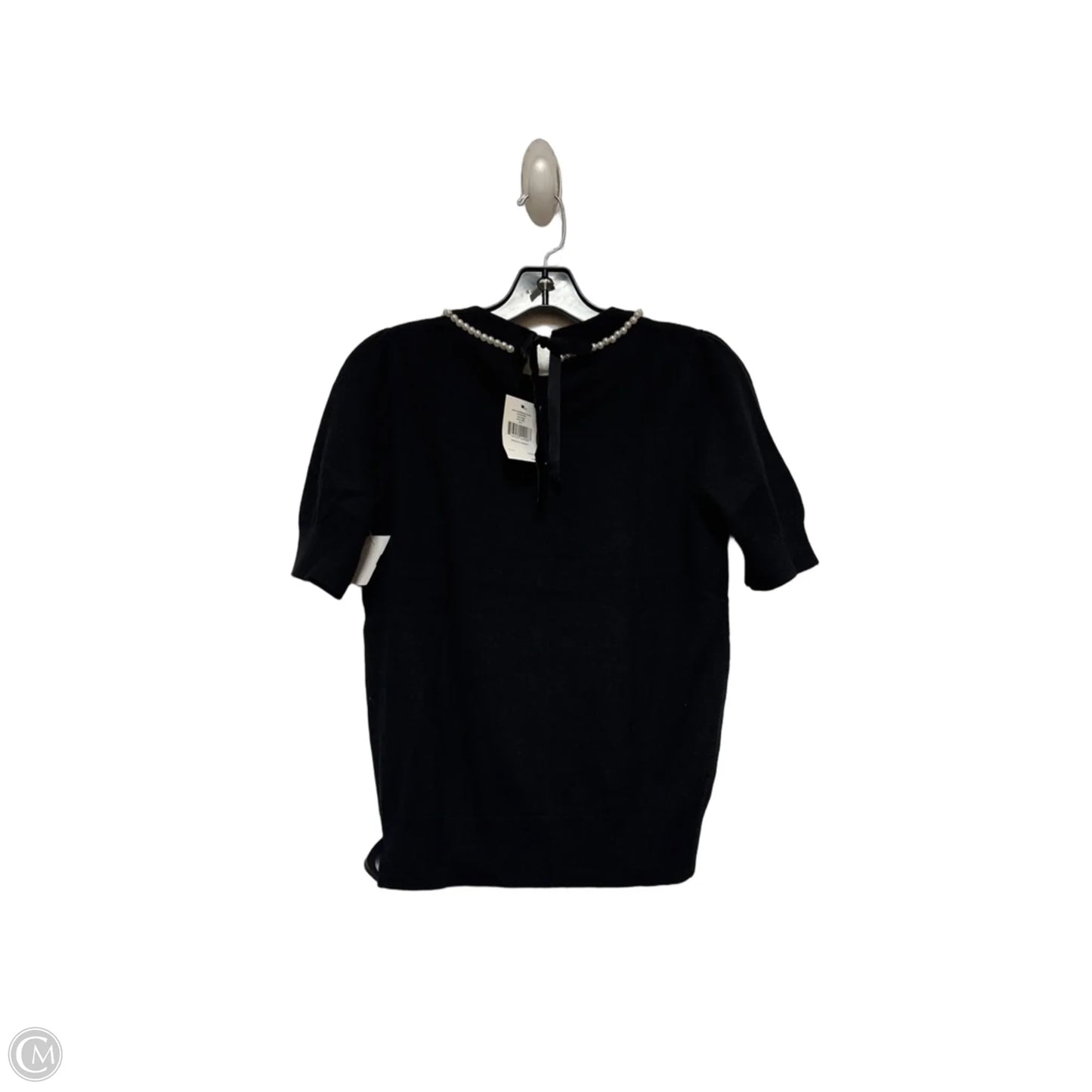 Top Short Sleeve Designer By Kate Spade In Black, Size: S