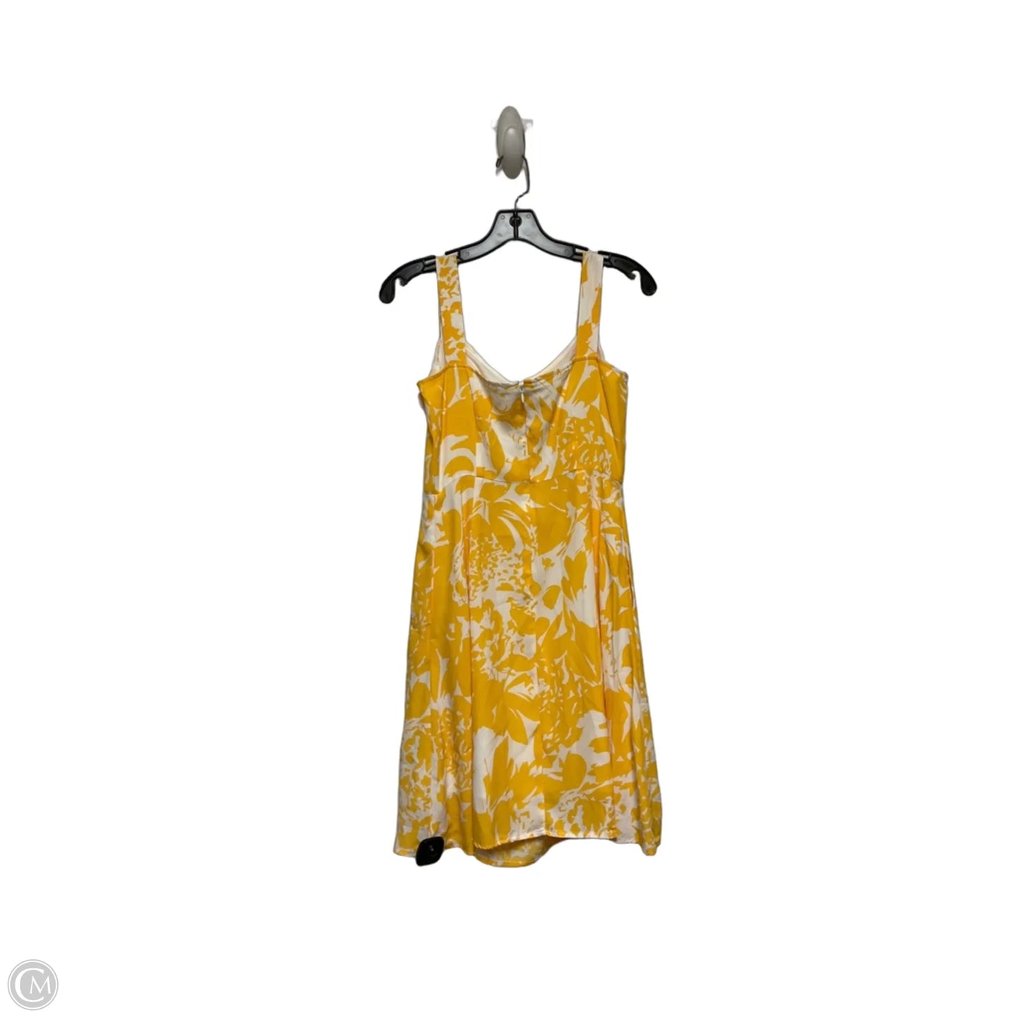 Dress Casual Short By Gap In White & Yellow, Size: Xs