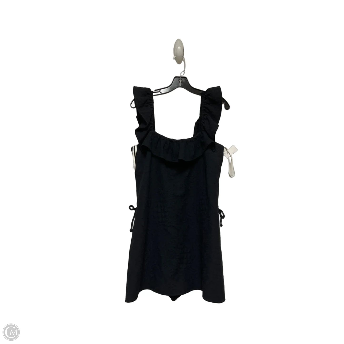 Romper Designer By Lilly Pulitzer In Black, Size: L
