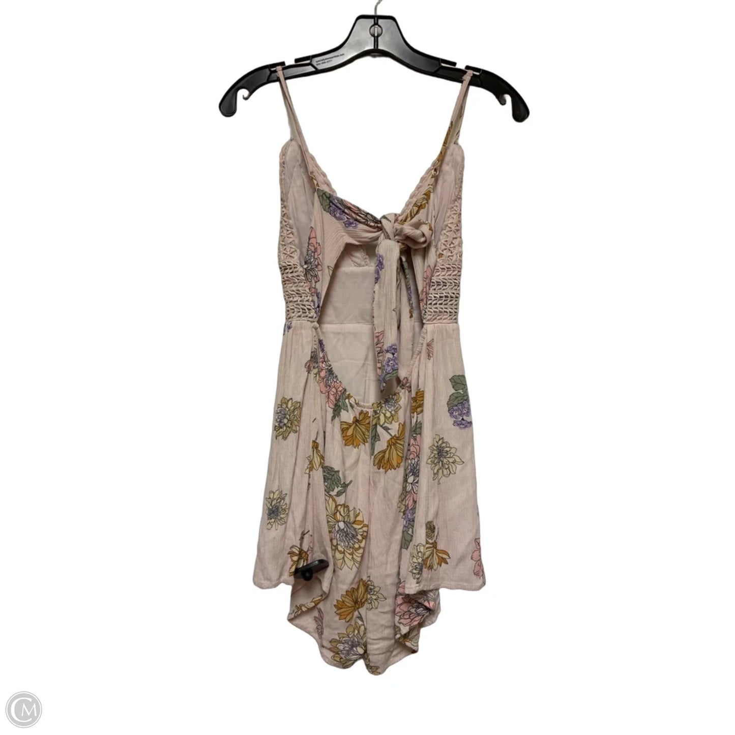 Romper By Clothes Mentor In Floral Print, Size: S