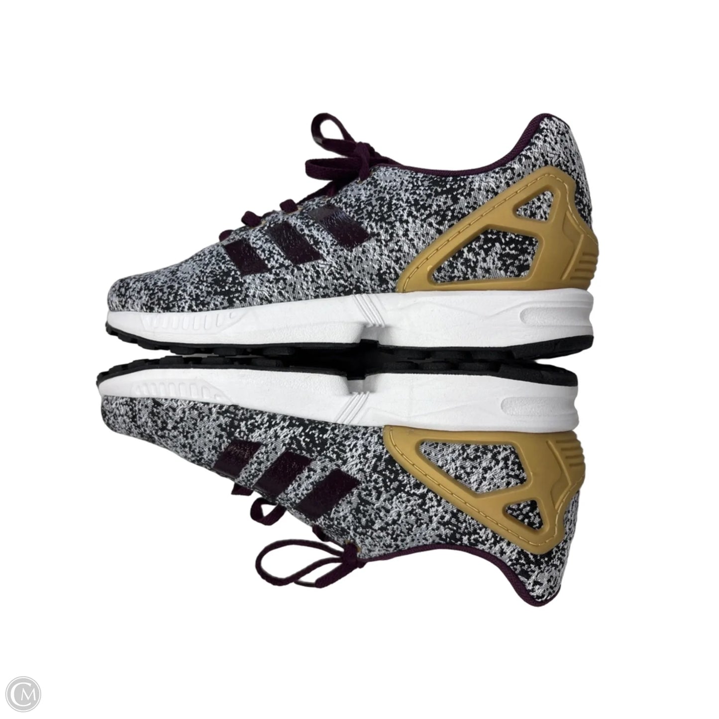 Shoes Sneakers By Adidas In Grey & Purple, Size: 6