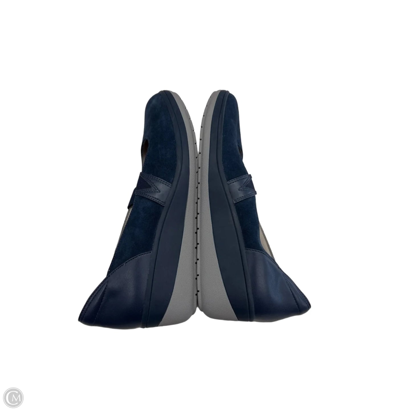 Shoes Heels Wedge By Vionic In Blue, Size: 9