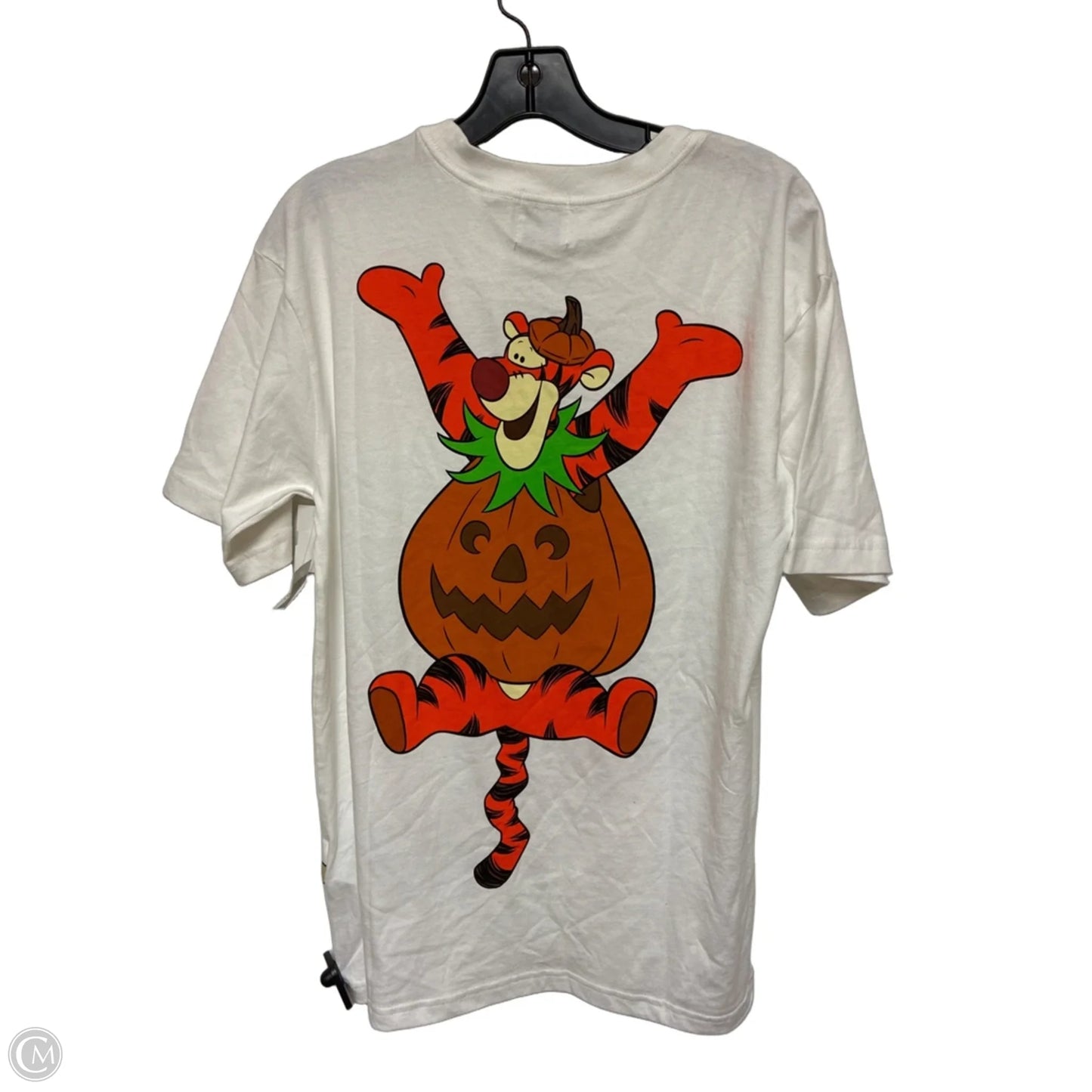 Top Short Sleeve By Disney Store In White, Size: S