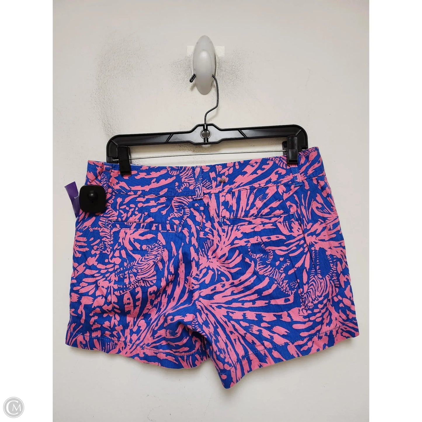 Shorts Designer By Lilly Pulitzer In Blue & Pink, Size: 4