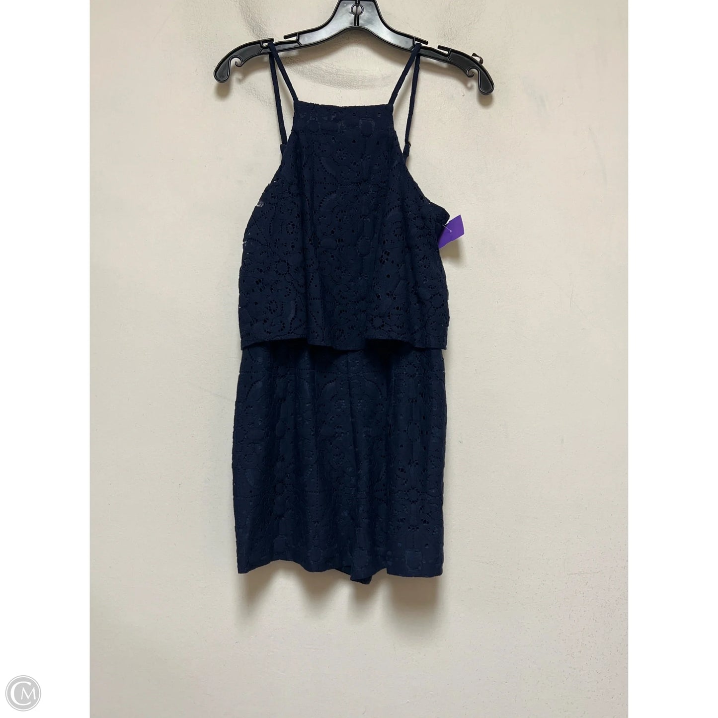 Romper Designer By Lilly Pulitzer In Navy, Size: Xs