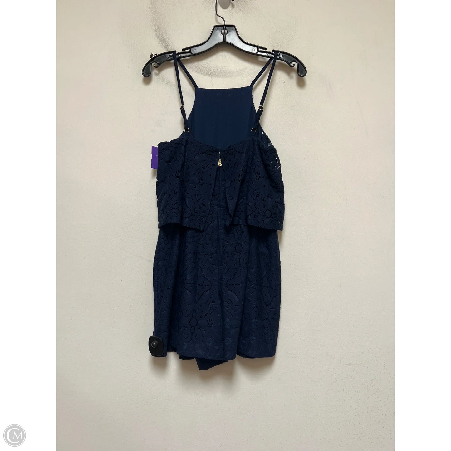 Romper Designer By Lilly Pulitzer In Navy, Size: Xs