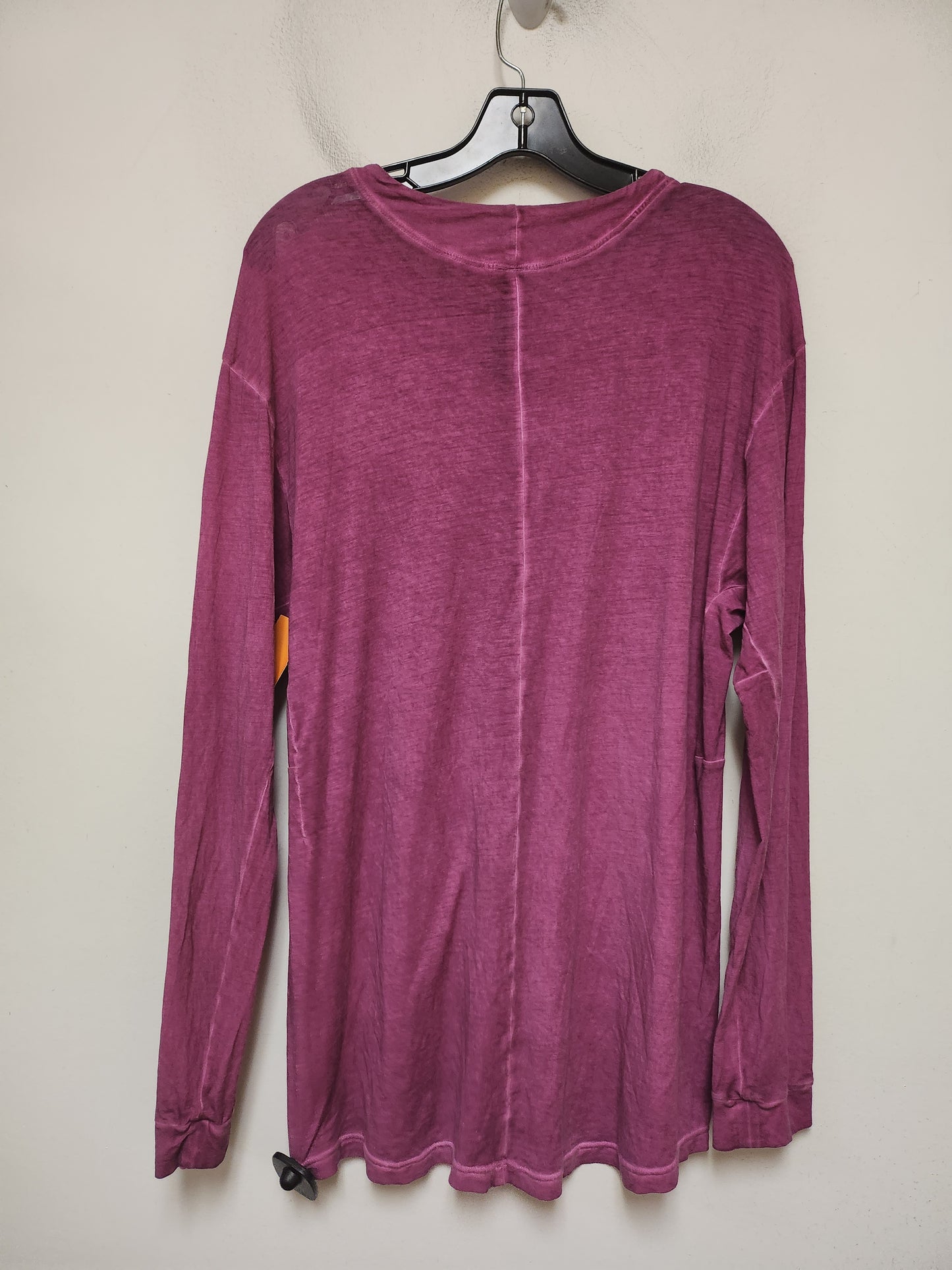 Athletic Top Long Sleeve Crewneck By Lululemon In Pink, Size: M