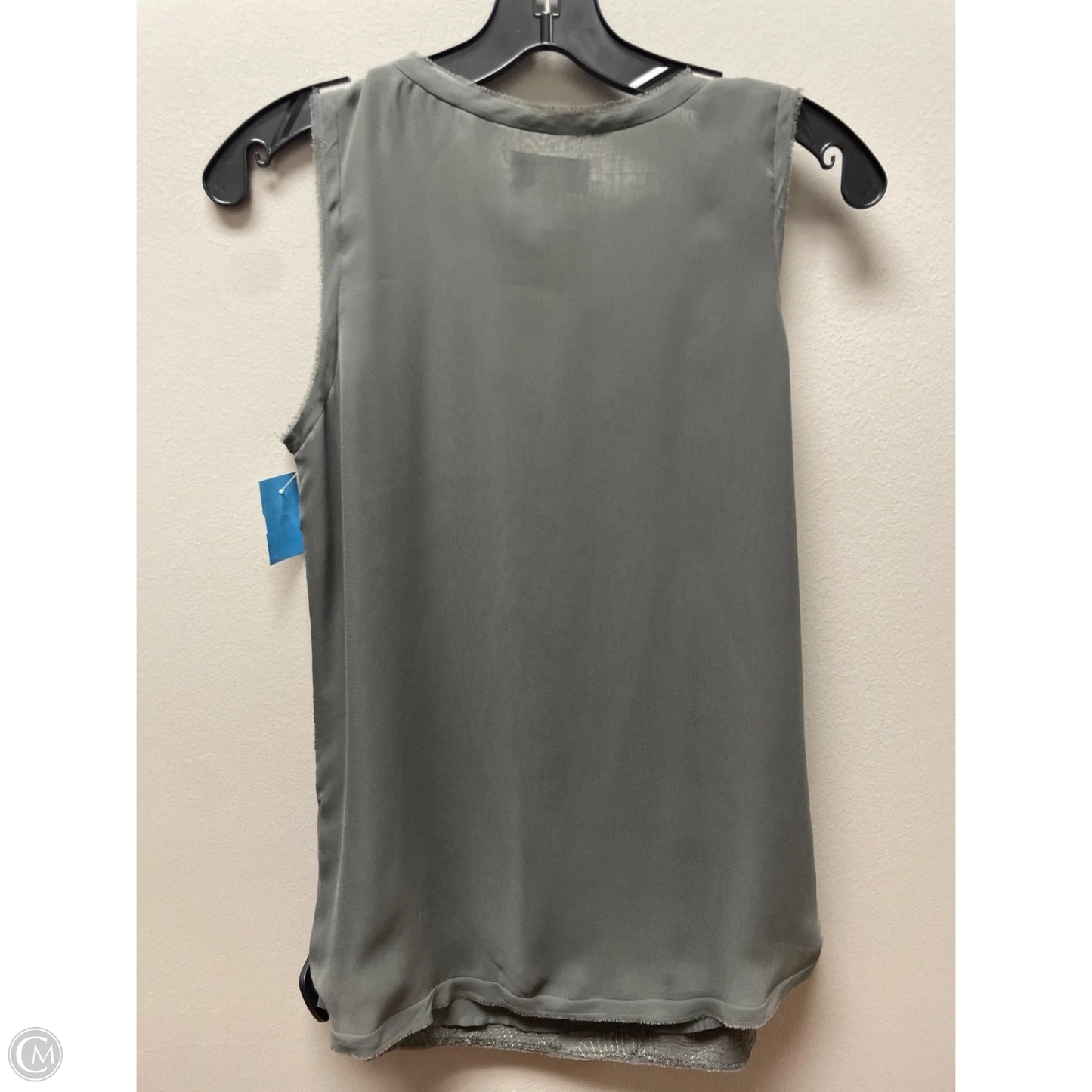Top Sleeveless By Loft In Grey, Size: S