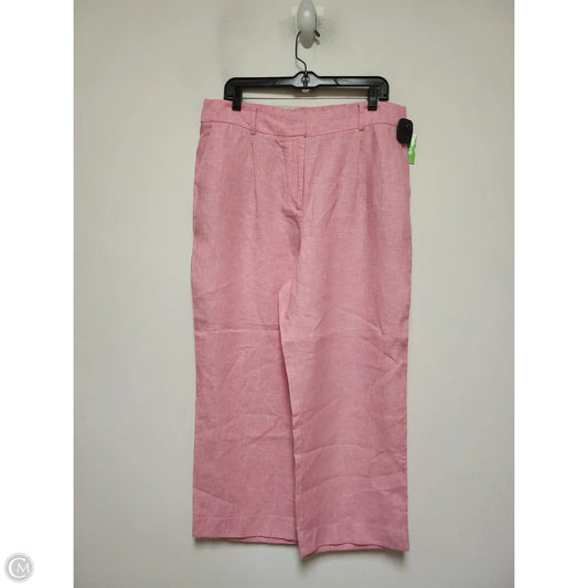 Pants Wide Leg By Talbots In Pink, Size: 14