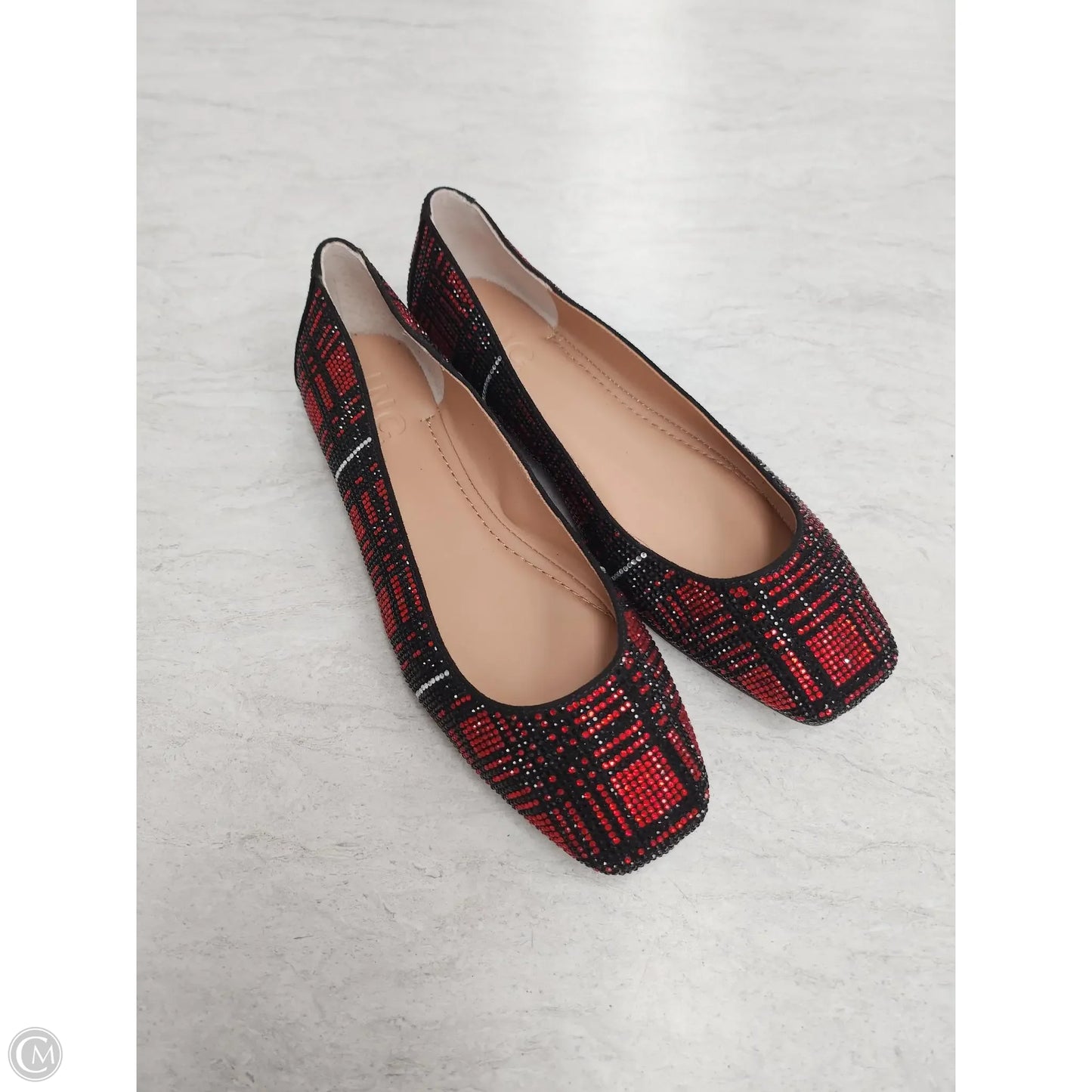 Shoes Flats By Inc In Plaid Pattern, Size: 7