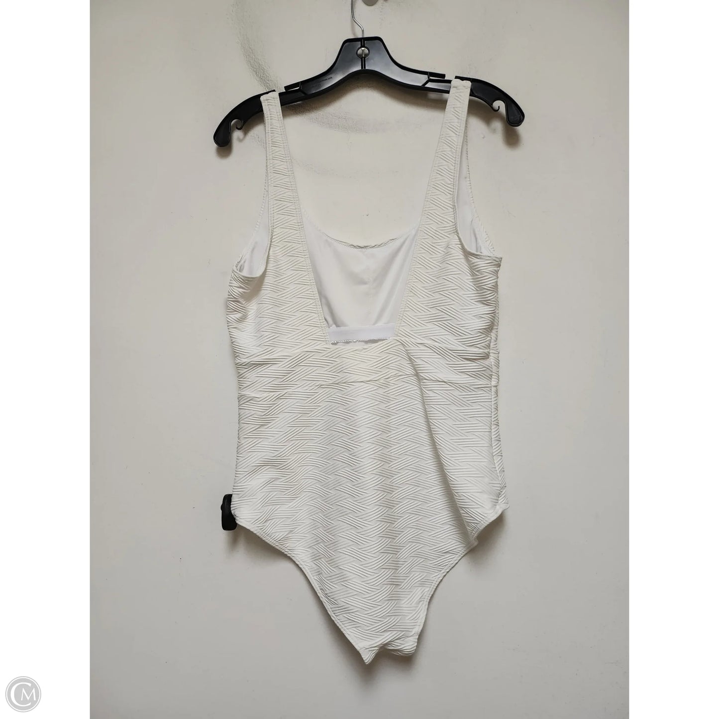 Swimsuit By Clothes Mentor In White, Size: L