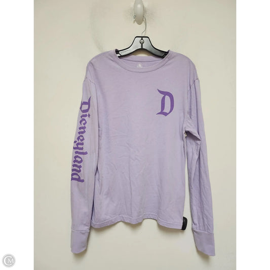 Top Long Sleeve By Walt Disney In Purple, Size: Xs