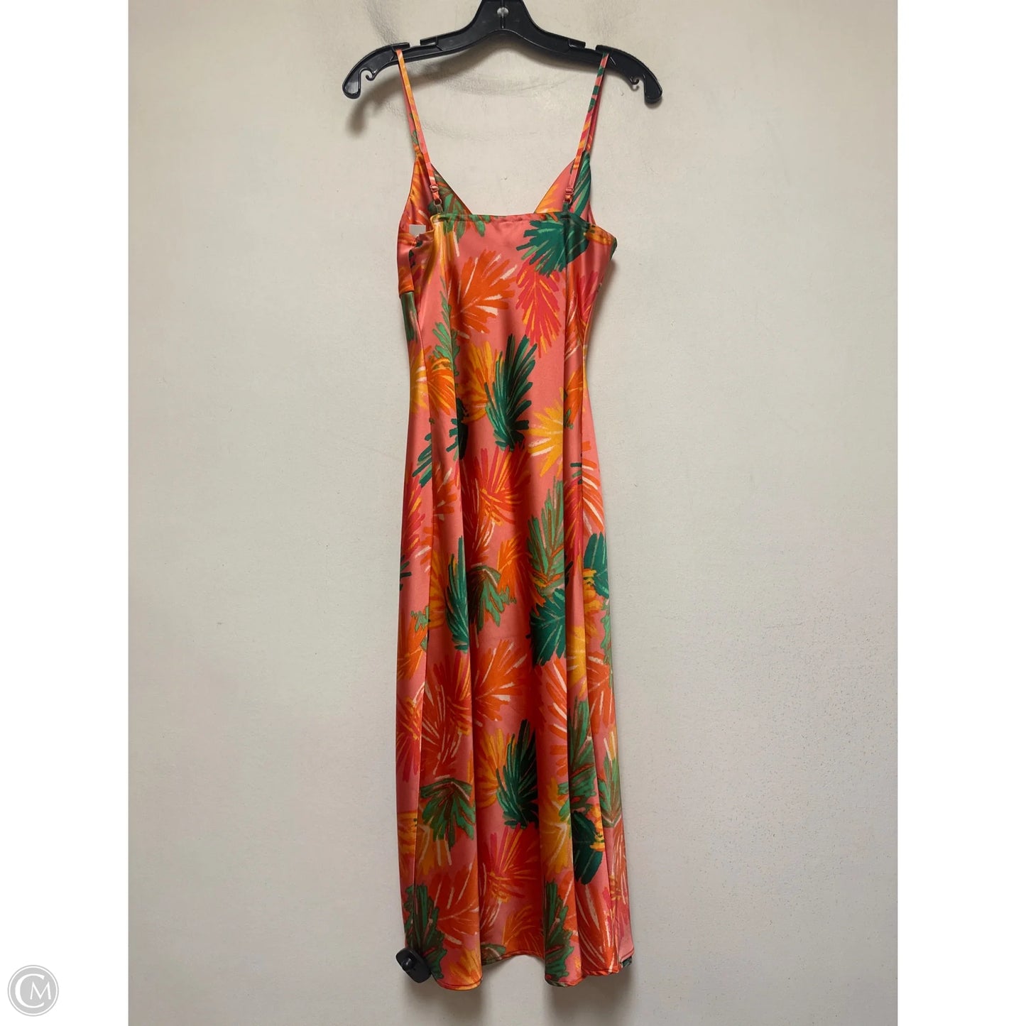 Dress Casual Midi By Versona In Tropical Print, Size: M