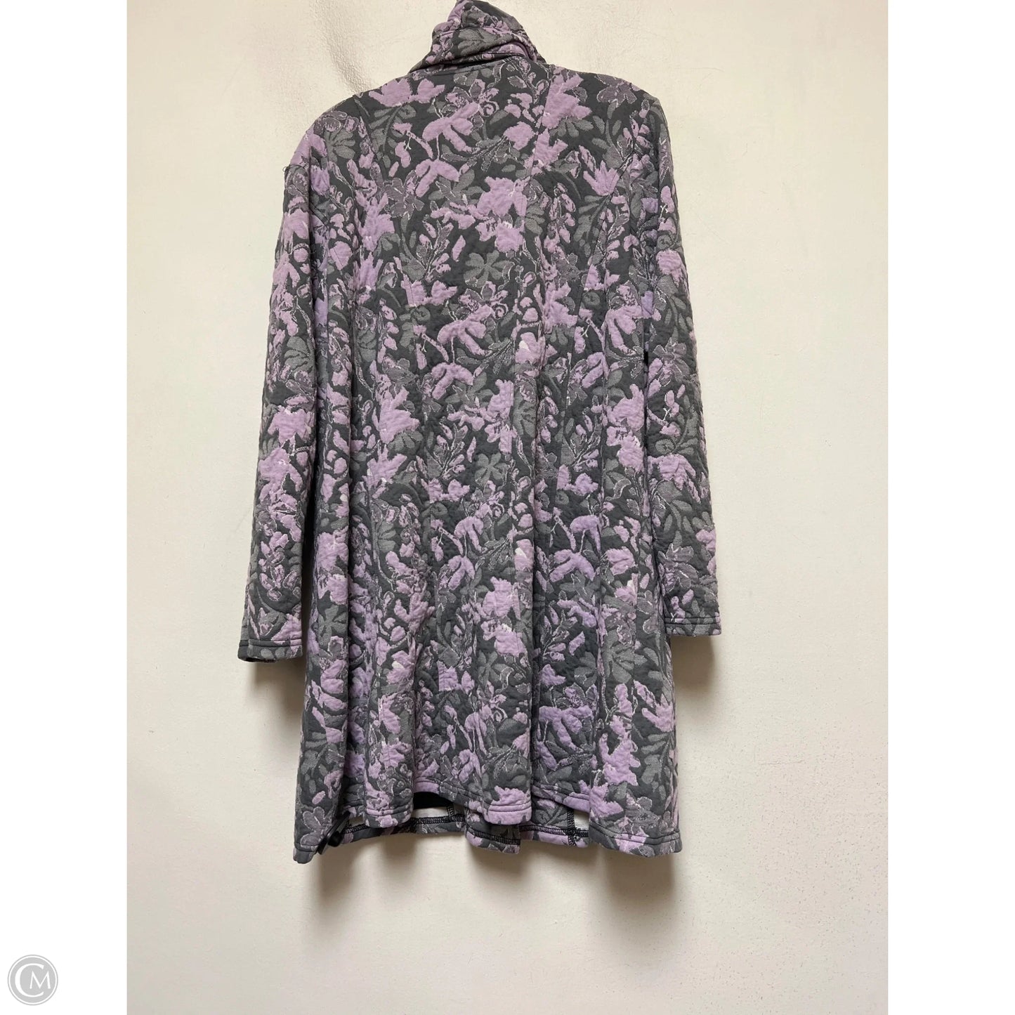 Jacket Other By Clothes Mentor In Grey & Purple, Size: 2x