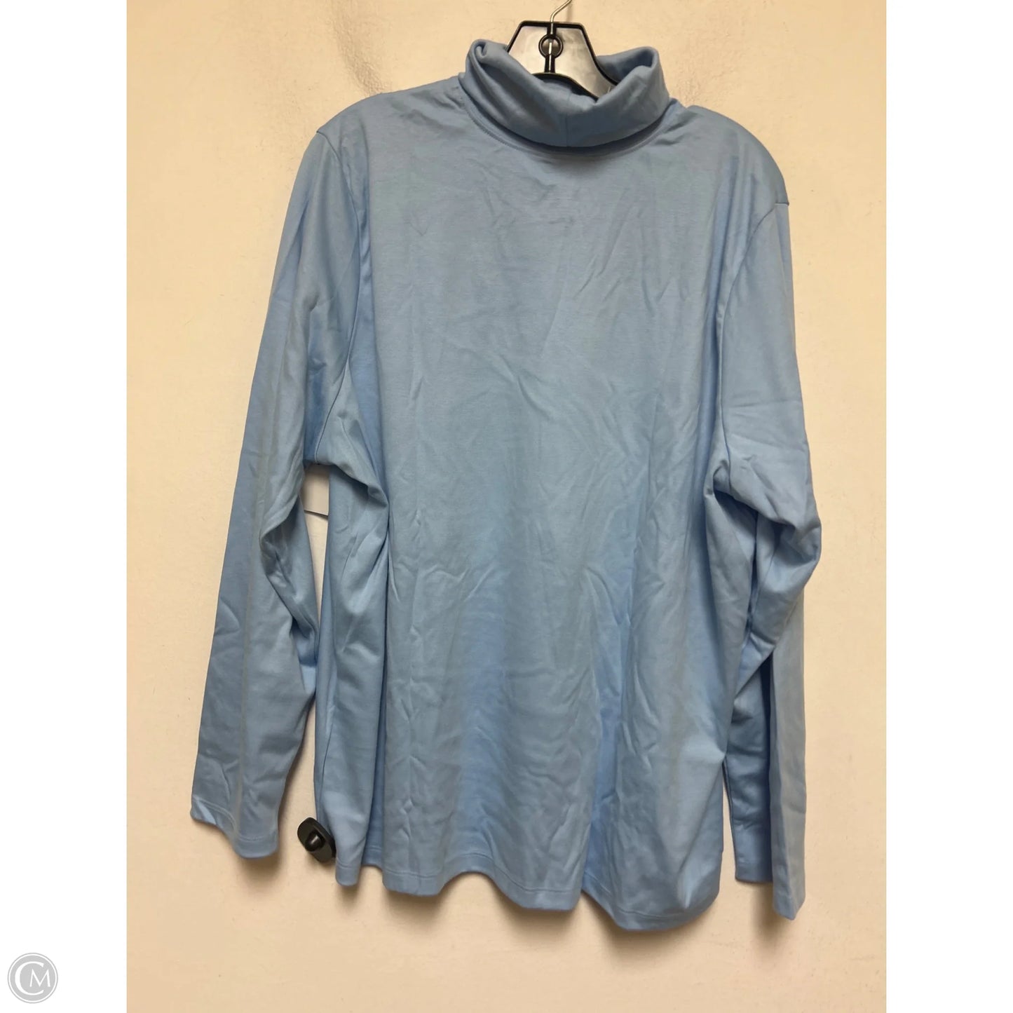 Top Long Sleeve By L.l. Bean In Blue, Size: 3x