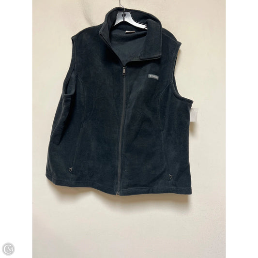 Vest Fleece By Columbia In Black, Size: 3x