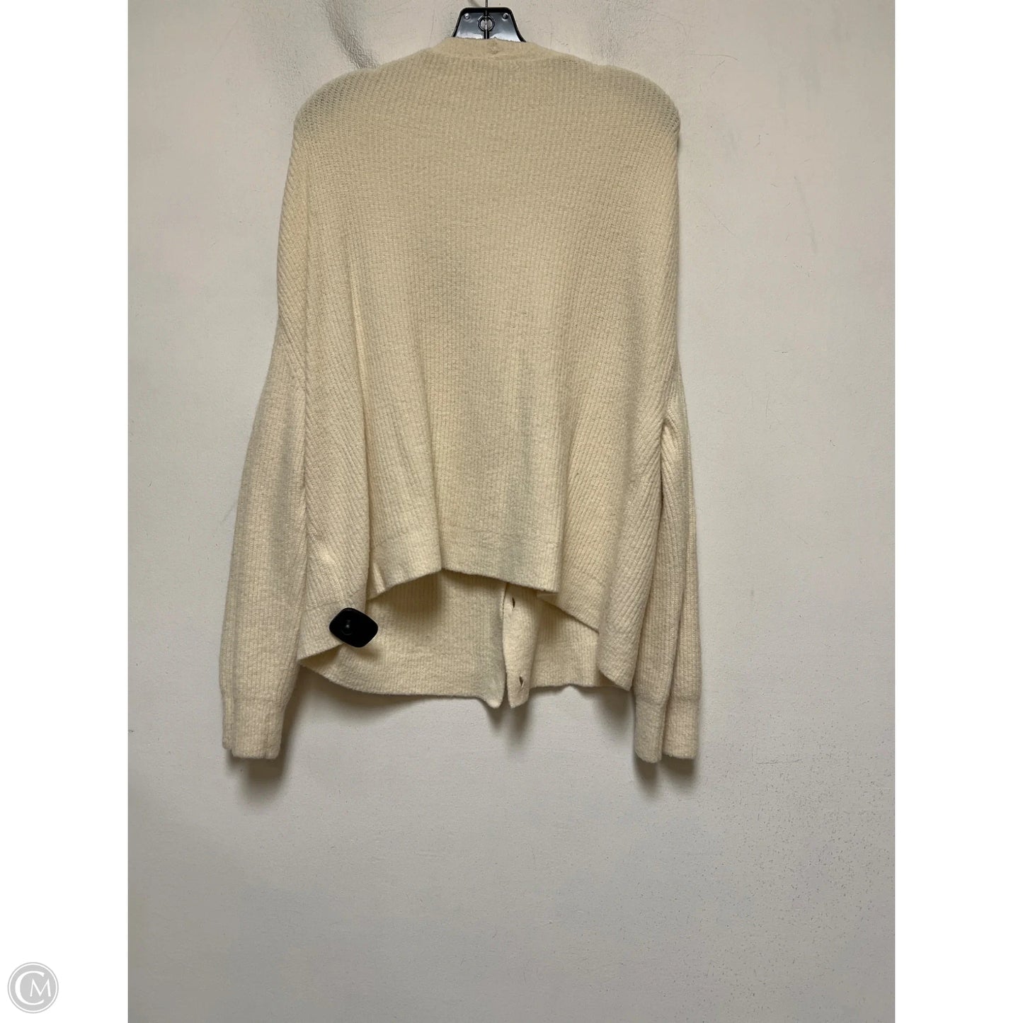 Sweater Cardigan By American Eagle In Cream, Size: S
