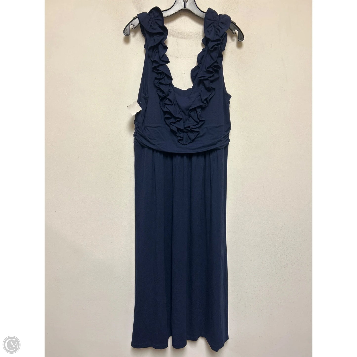 Dress Designer By Lilly Pulitzer In Navy, Size: L