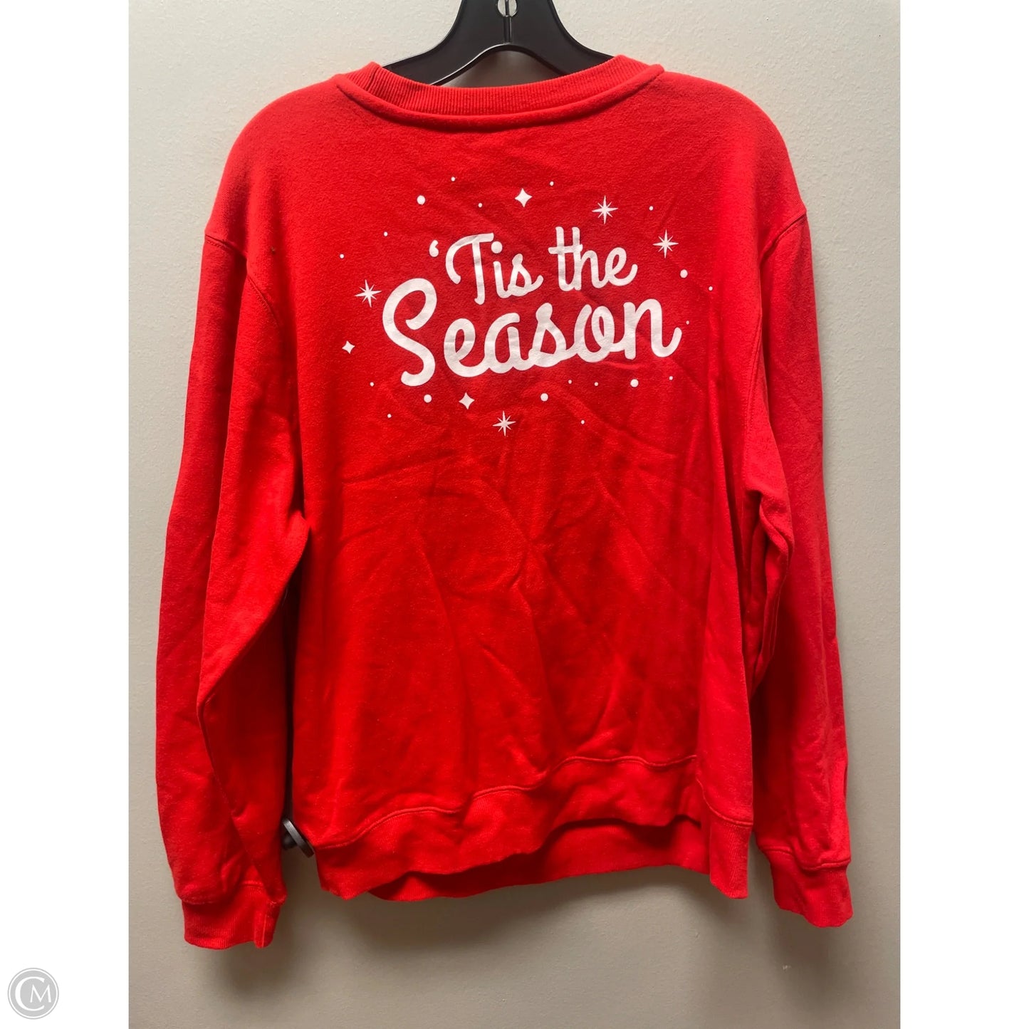 Sweatshirt Crewneck By Clothes Mentor In Red, Size: Xl