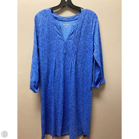 Dress Designer By Lilly Pulitzer In Blue, Size: L