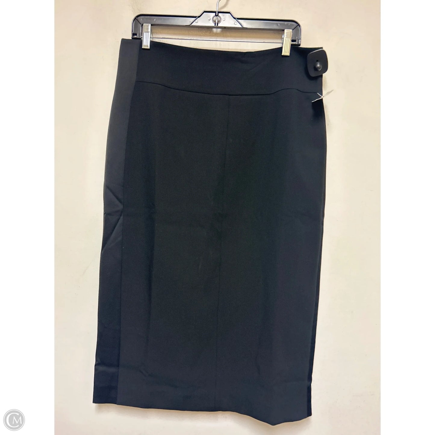 Skirt Midi By Banana Republic In Black, Size: 12