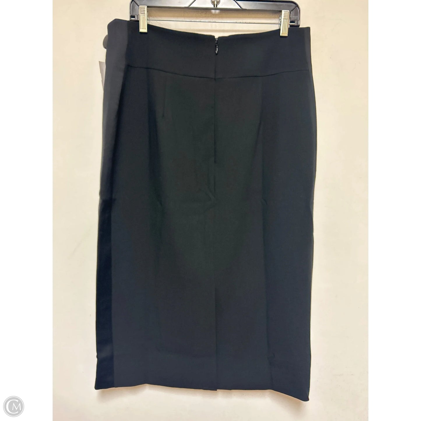 Skirt Midi By Banana Republic In Black, Size: 12