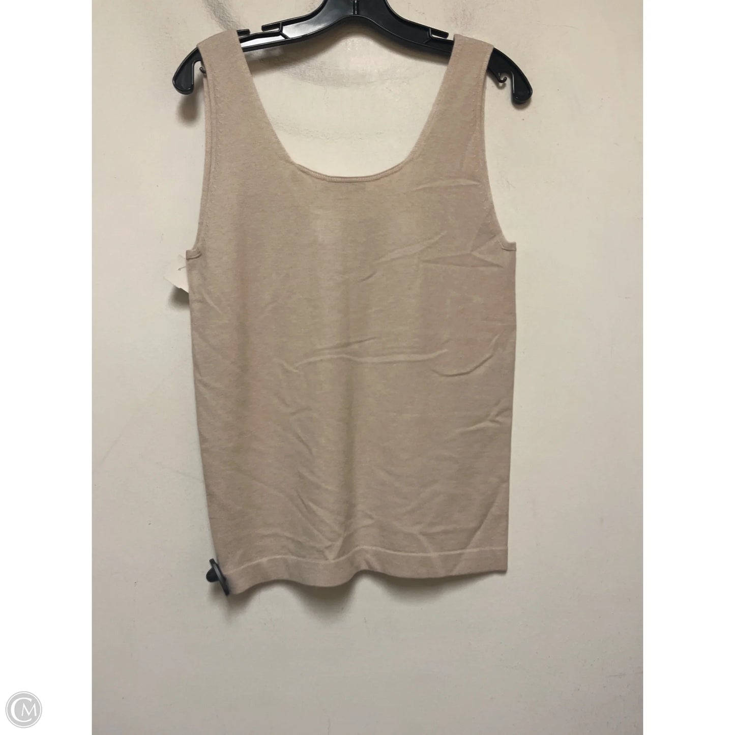 Top Sleeveless By Vince In Tan, Size: L
