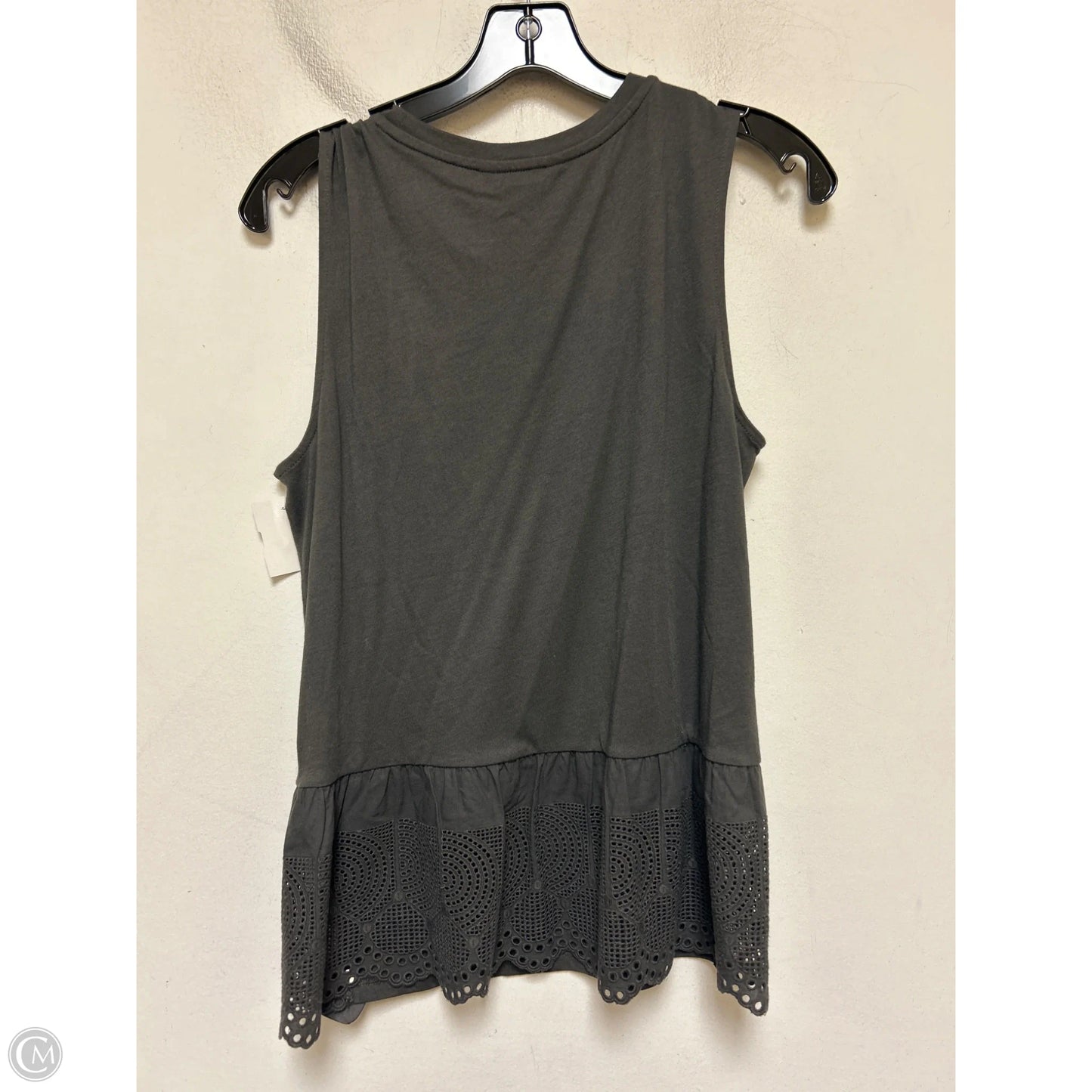 Top Sleeveless By Banana Republic In Grey, Size: S