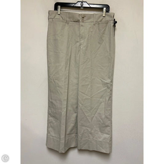 Pants Wide Leg By Chicos In Tan, Size: 12