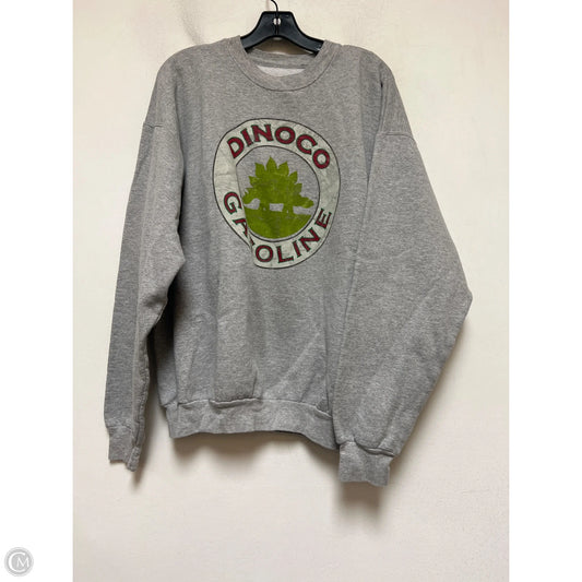 Sweatshirt Crewneck By Disney In Grey, Size: Xl