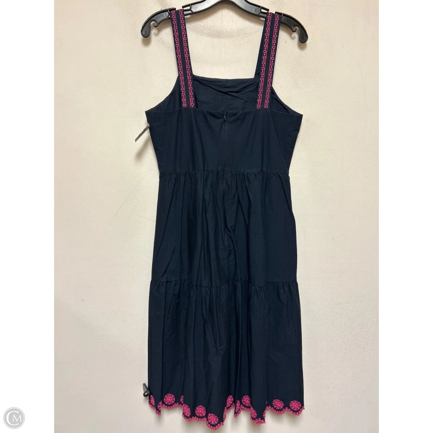Dress Casual Midi By J. Crew In Blue & Pink, Size: S