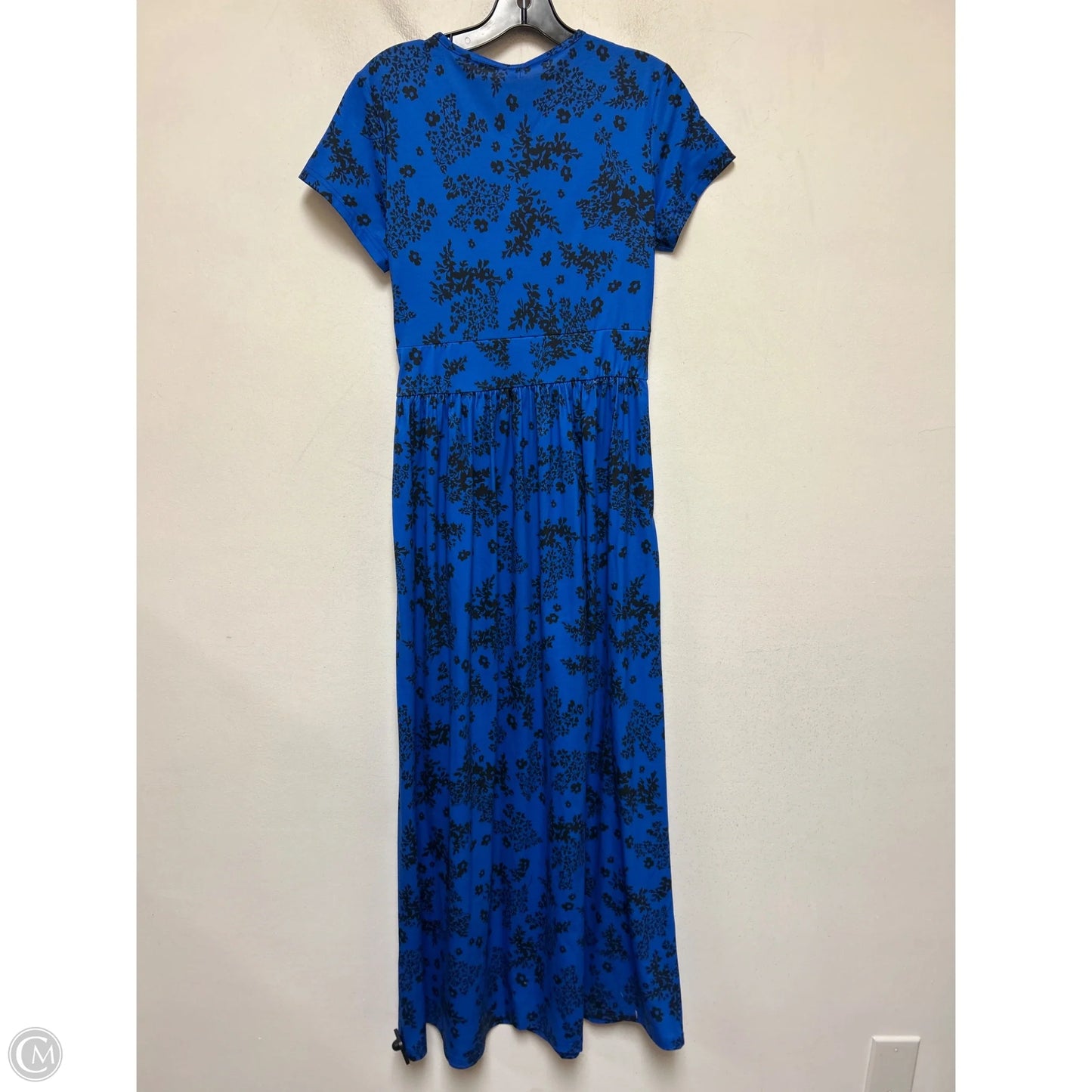 Dress Casual Maxi By Clothes Mentor In Black & Blue, Size: M