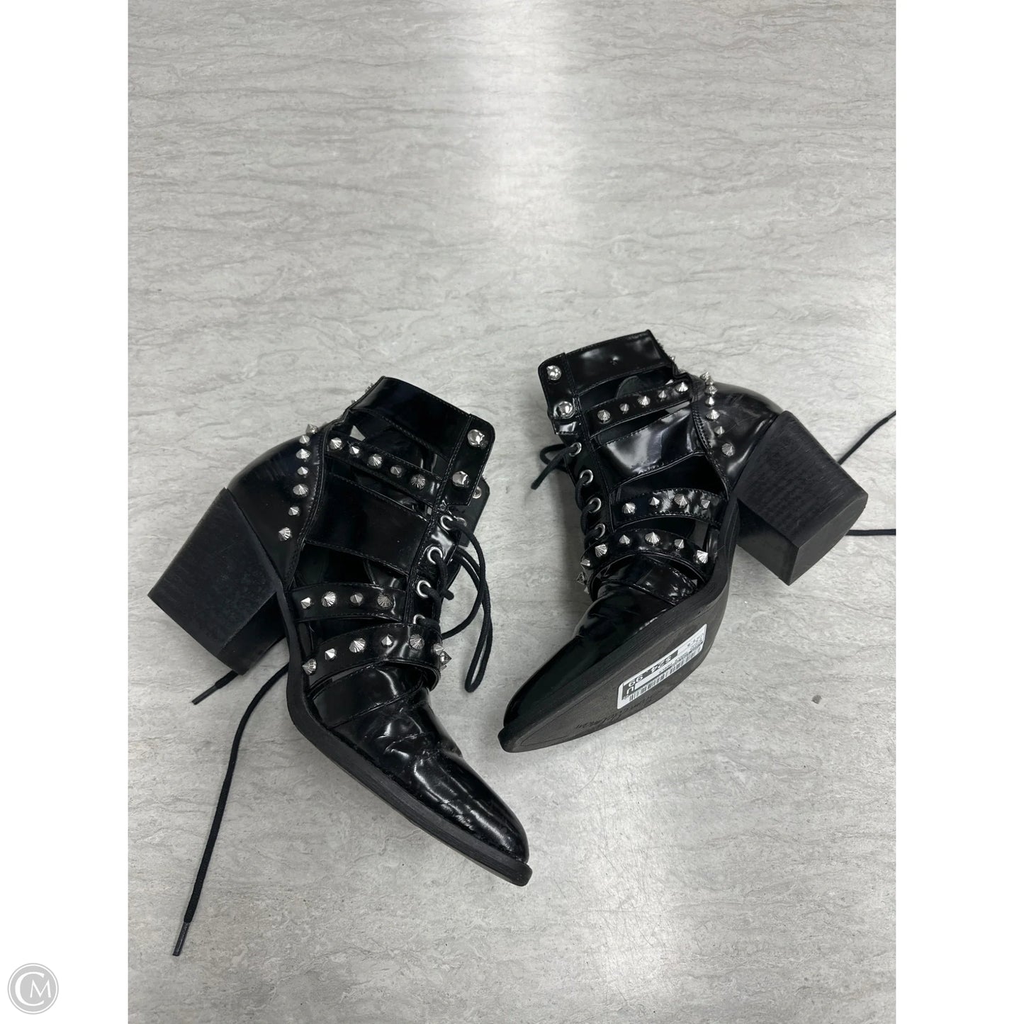 Boots Ankle Heels By Sam Edelman In Black, Size: 7.5