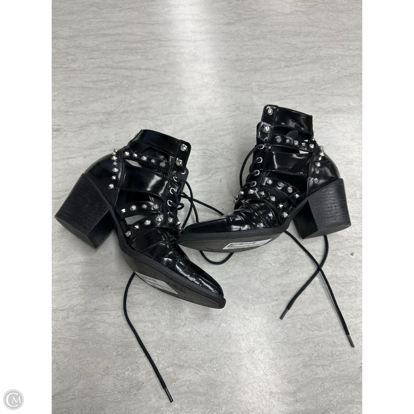 Boots Ankle Heels By Sam Edelman In Black, Size: 7.5