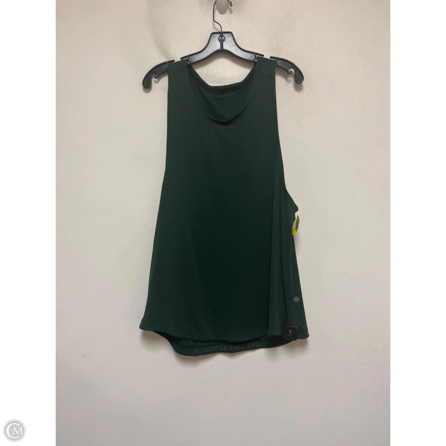 Athletic Tank Top By Lululemon In Green, Size: Xl