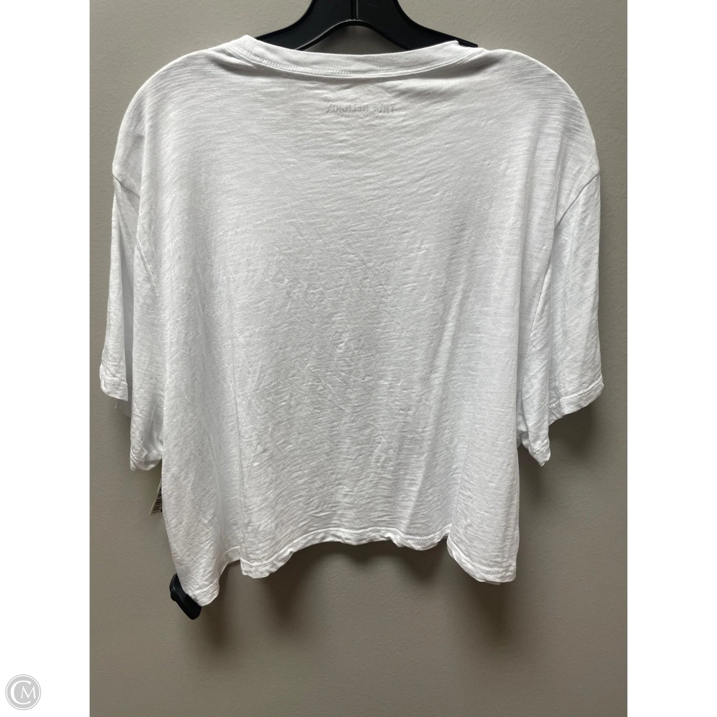 Top Short Sleeve Basic By True Religion In Black & White, Size: L