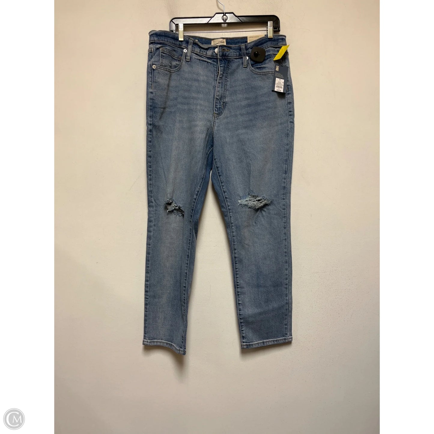 Jeans Boyfriend By Universal Thread In Blue Denim, Size: 14