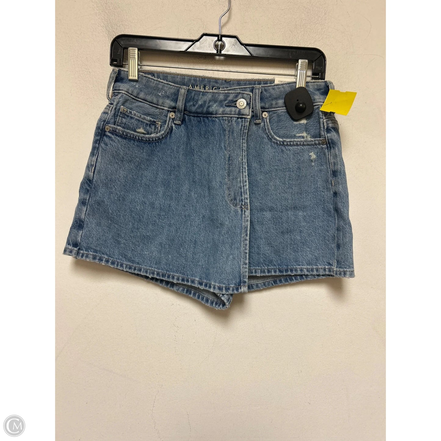 Skort By American Eagle In Blue Denim, Size: 4