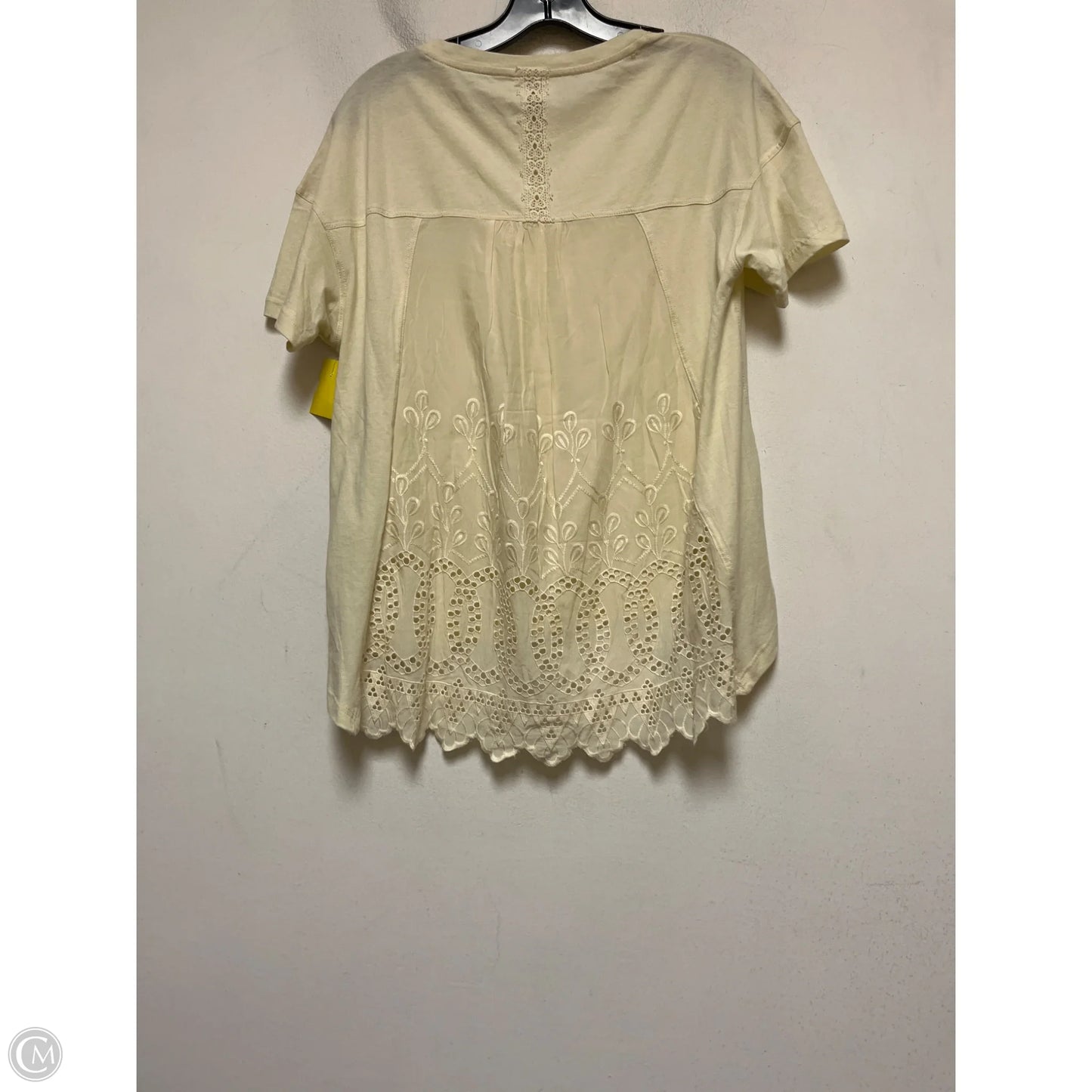 Top Short Sleeve By Tiny In Yellow, Size: S