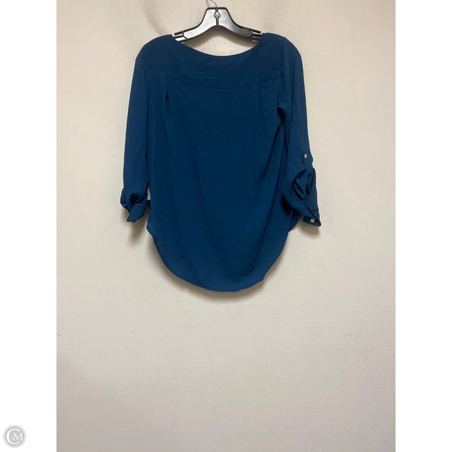 Top Long Sleeve By Loft In Teal, Size: Xs