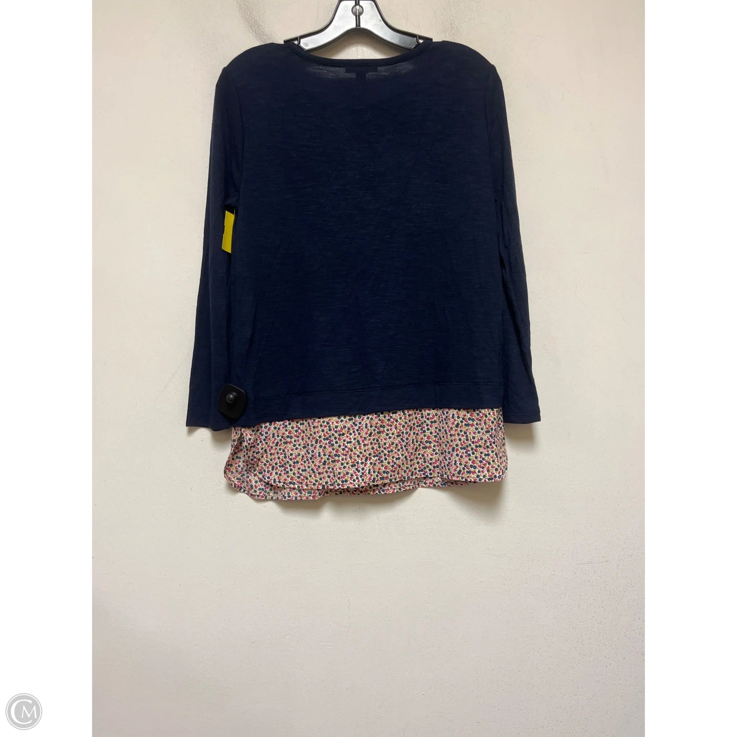 Top Long Sleeve By J. Crew In Navy, Size: S