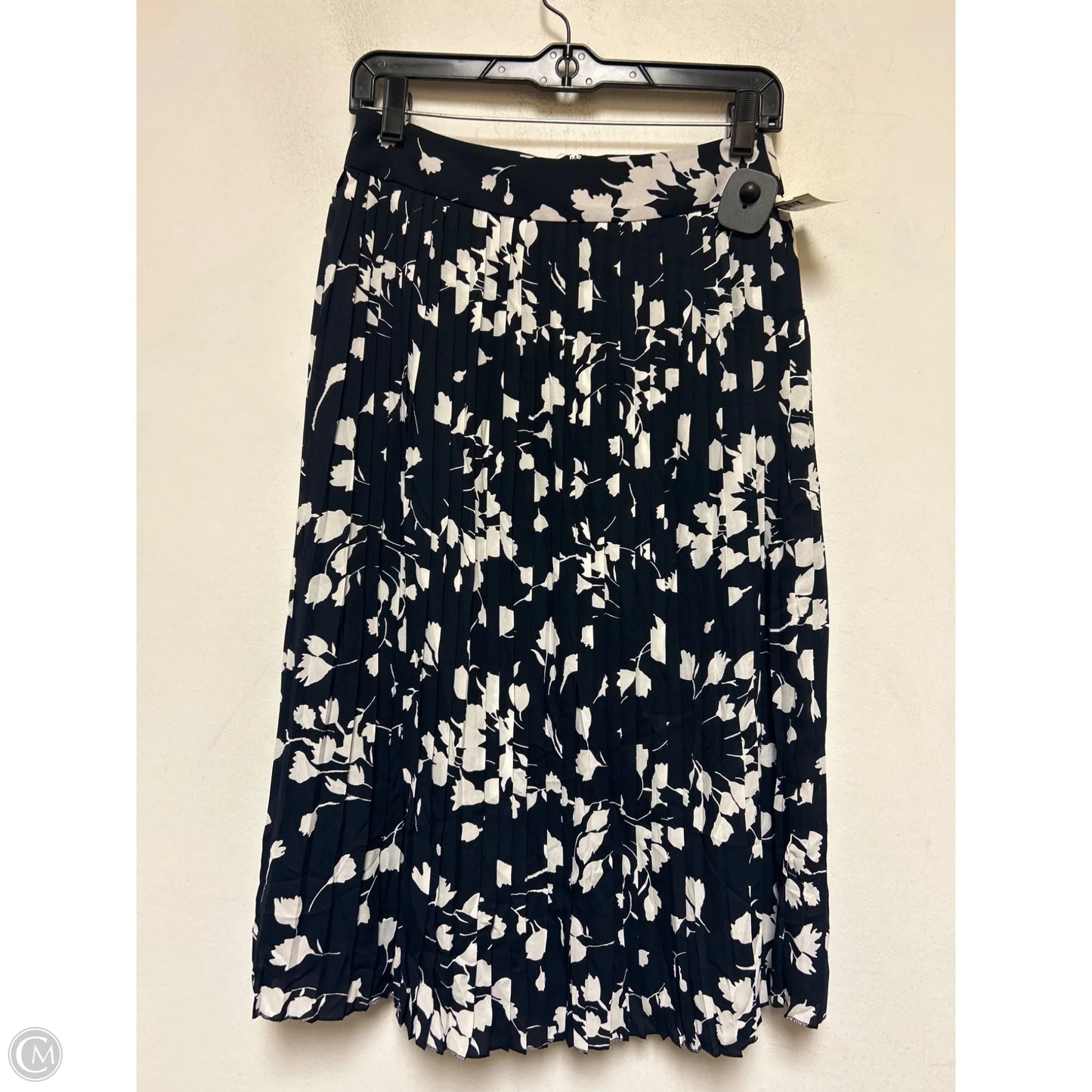 Skirt Midi By J. Crew In Blue & White, Size: 2