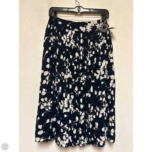 Skirt Midi By J. Crew In Blue & White, Size: 2