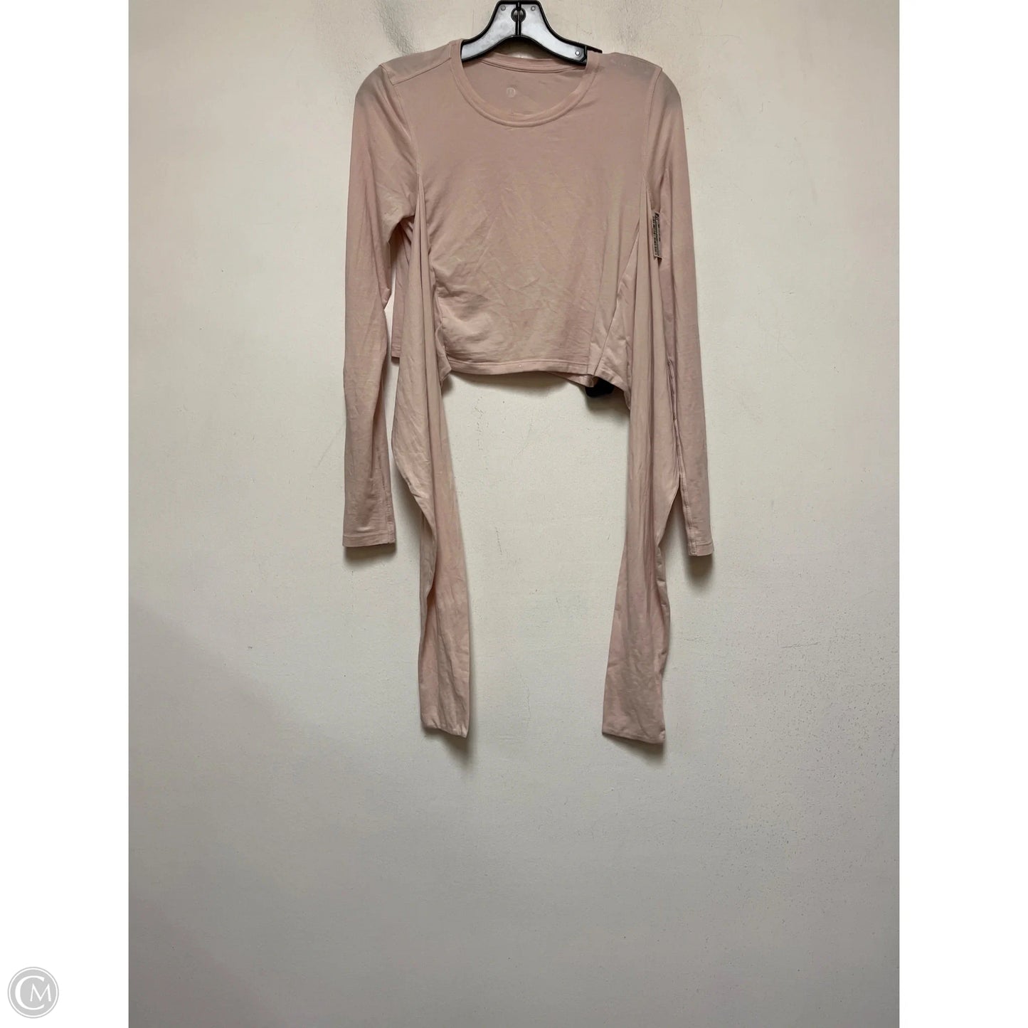 Athletic Top Long Sleeve Crewneck By Lululemon In Pink, Size: M