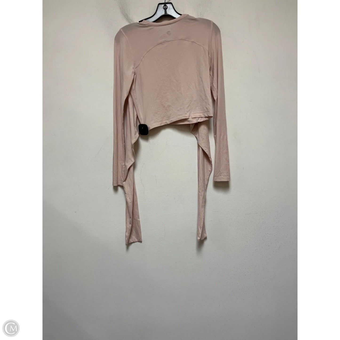 Athletic Top Long Sleeve Crewneck By Lululemon In Pink, Size: M