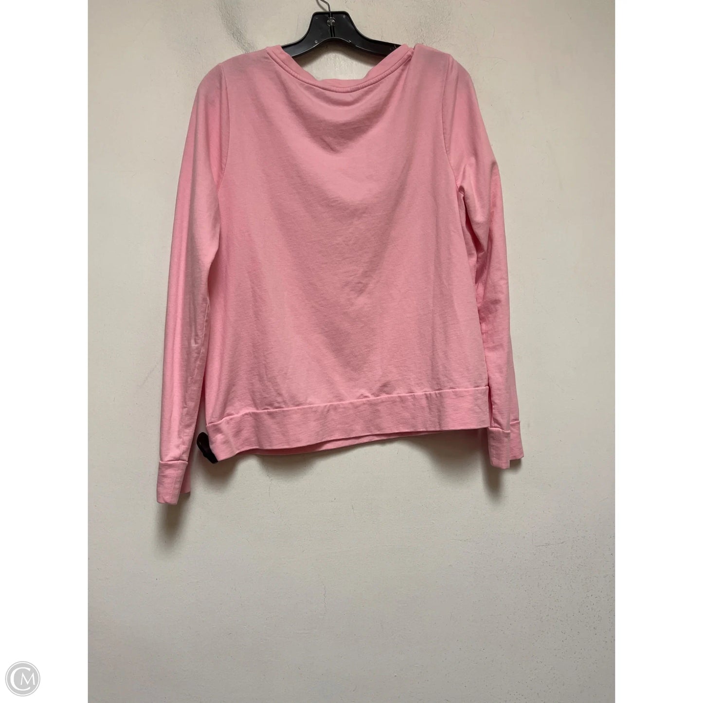 Top Long Sleeve Designer By Lilly Pulitzer In Pink, Size: L