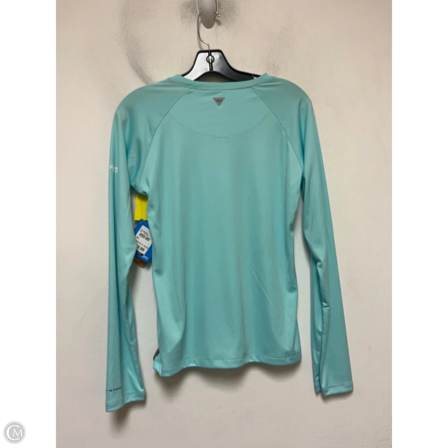 Athletic Top Long Sleeve Crewneck By Columbia In Aqua, Size: Xs