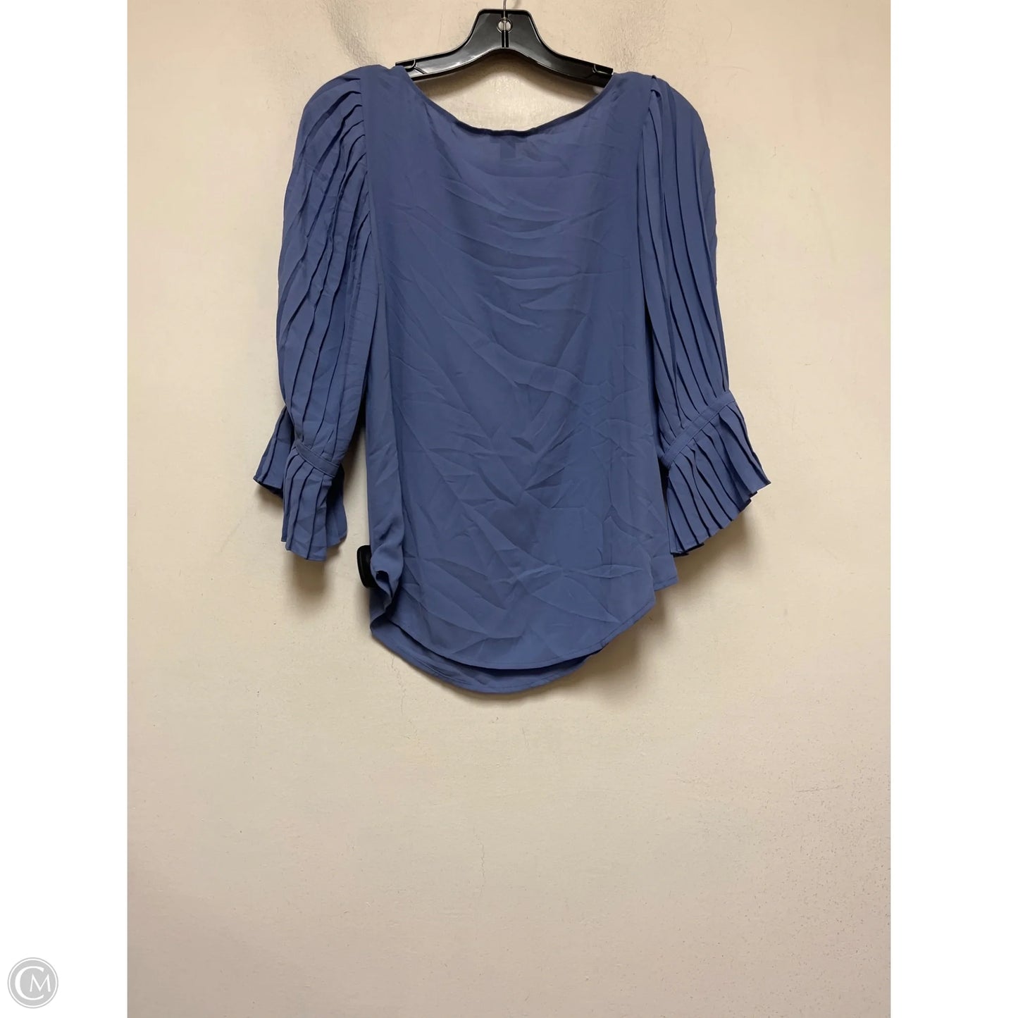 Top Long Sleeve By Ann Taylor In Blue, Size: Xs
