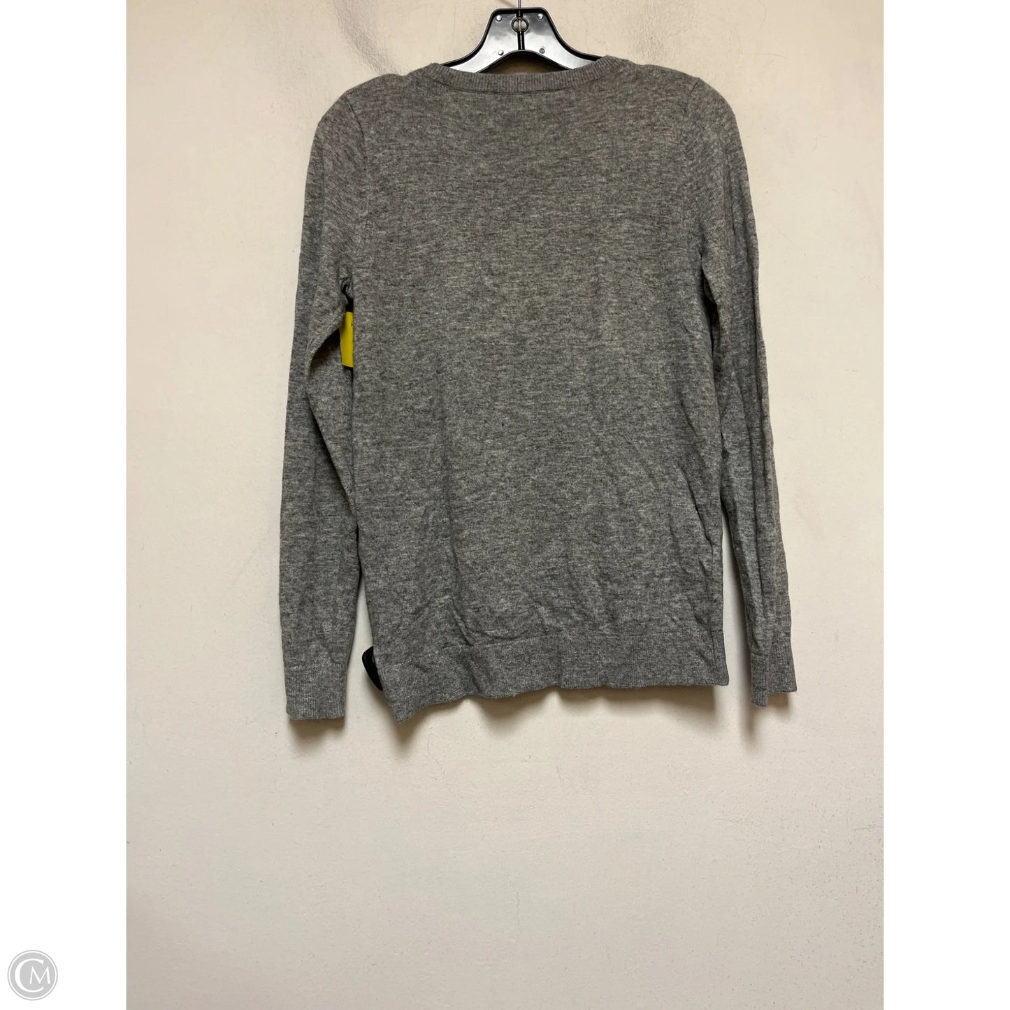 Top Long Sleeve By Loft In Grey & Silver, Size: Xs